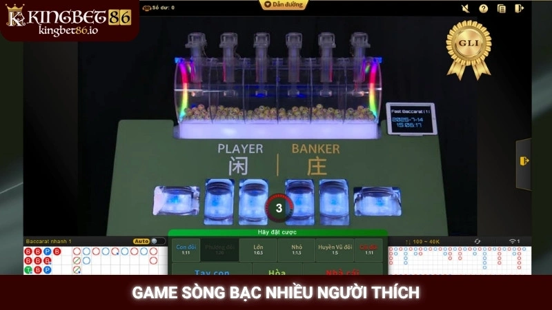 Game sòng bạc nhiều người thích