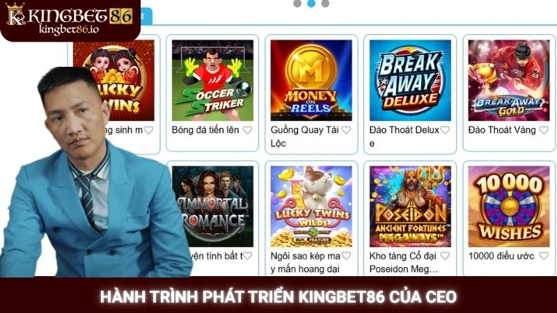 Ceo Huấn Hoa Hồng 2 Hành trình phát triển Kingbet86 của CEO