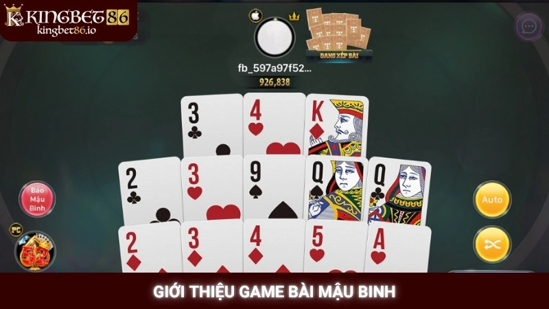 Mậu binh online Kingbet86 - Hướng dẫn xếp bài từ A-Z 1 Giới thiệu game bài mậu binh