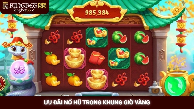 Nổ hũ MG (Microgaming) Kingbet86 - Game slot chuẩn quốc tế 3 Ưu đãi nổ hũ trong khung giờ vàng
