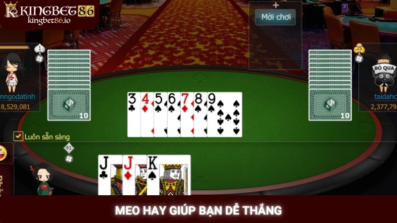 Sâm lốc online Kingbet86 - Tải game & nhận code chơi thử 2 Meo hay giúp bạn dễ thắng